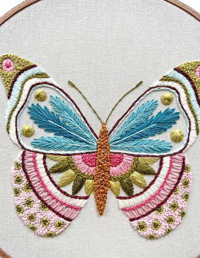 Butterfly-Crewel-Embroidery