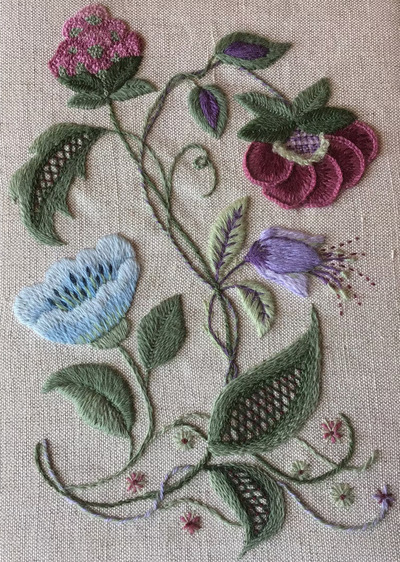 Jacobean-crewel-embroidery