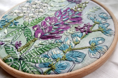 Lupin-Floral-Embroidery-Design