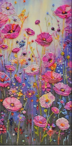 100 Flowers Bead Embroidery Kit 