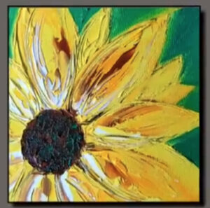 Abstract-Sunflower-Painting