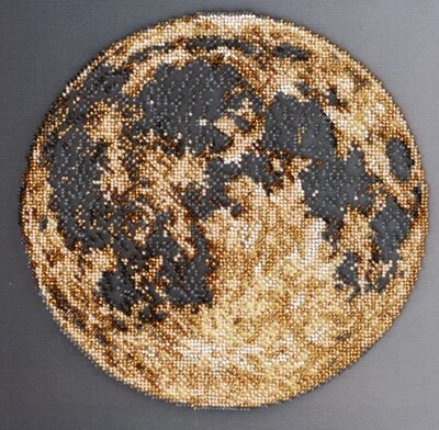 Bead Embroidery Moon Kit