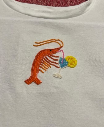 Bead Embroidery T-shirts