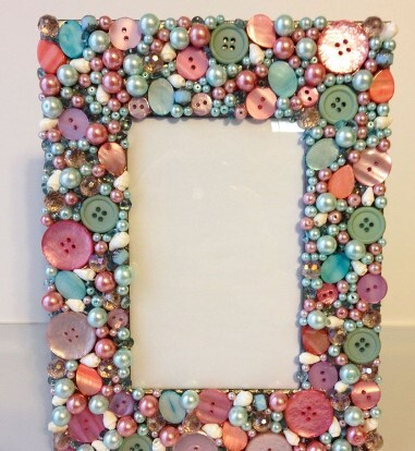 Beaded Picture Frame