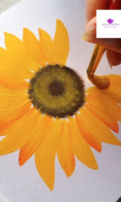 Easy-Sunflower-Painting