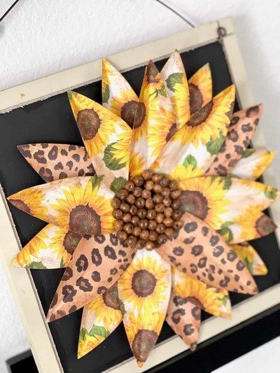 Scrapbook-Paper-Sunflower-Decor