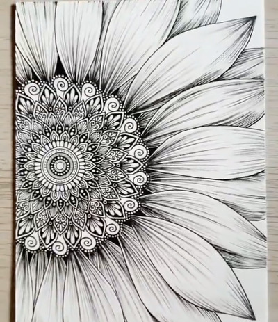 Sunflower-Mandala