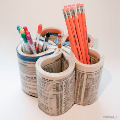 Book-Page-Pencil-holder