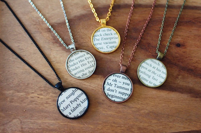 Book-Pages -Pendants