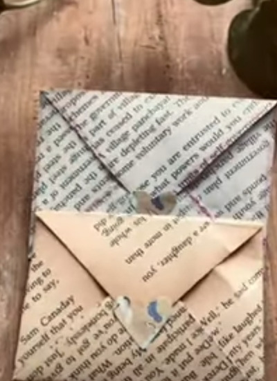 DIY-Envelopes-from -Old-Book-Pages