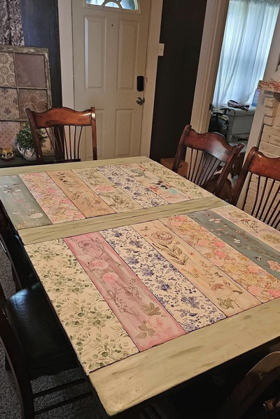 Decoupage-A-Thrift-Store-Table