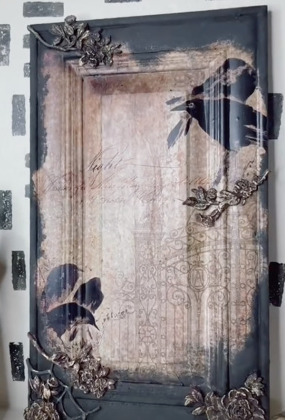 Transforming-a-Cabinet-Door-into-Wall-Art