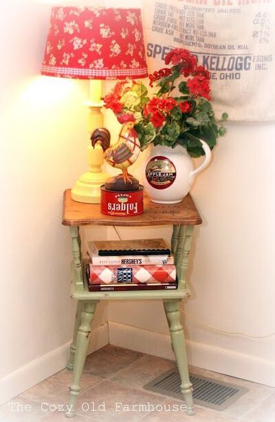 Upcycle a damaged chair into a side table