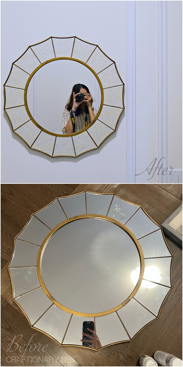 before-and-after-gold-diy-mirror-makeover