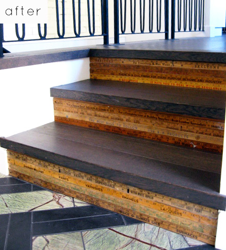 yardsticks stairway