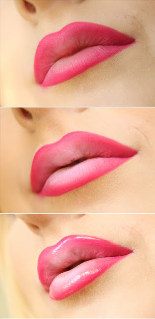 ombre lipstick