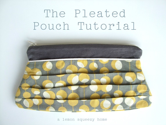 pleated bag tutorial