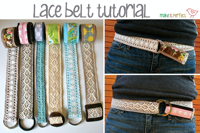 handmade lace belts