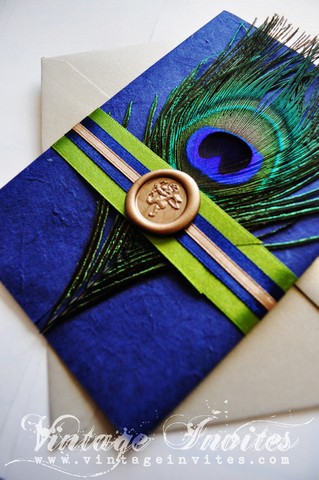 peacock fan as bookmark