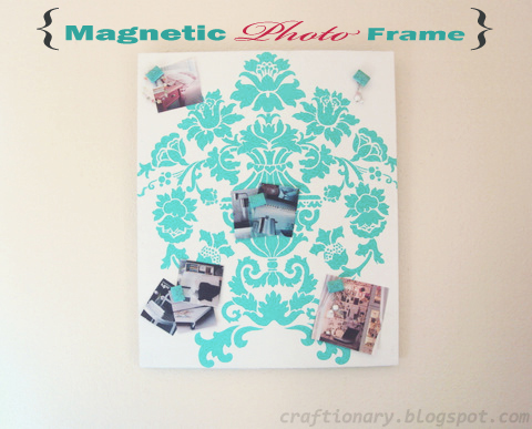 HOW TO MAKE AN EASY CUSTOM MAGNETIC BOARD, DIY HOME DECOR