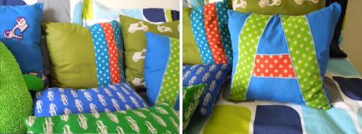 polka dot boys bedroom