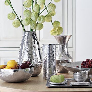 metallic glaze vases