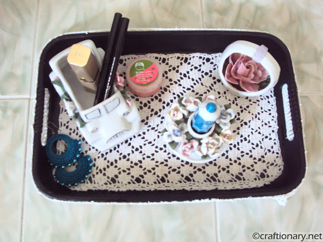 crochet tray tutorial