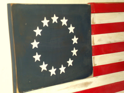 vintage American flag