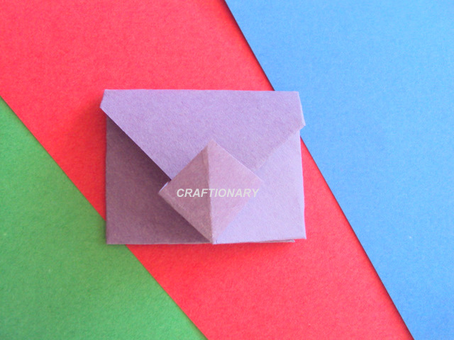 Origami invitation envelope (tutorial) - Craftionary