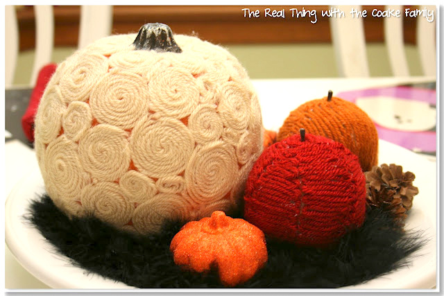 Yarn-pumpkins