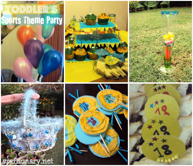 toddlers sports theme party
