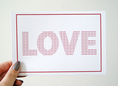 love printable