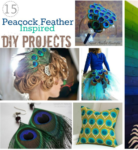 make peacock feather diy projects