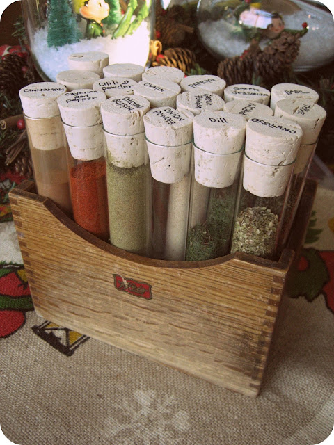 test tube spice and herbs