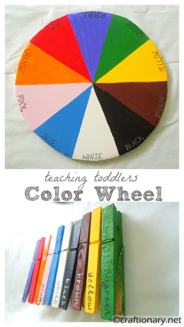 color wheel kids activity