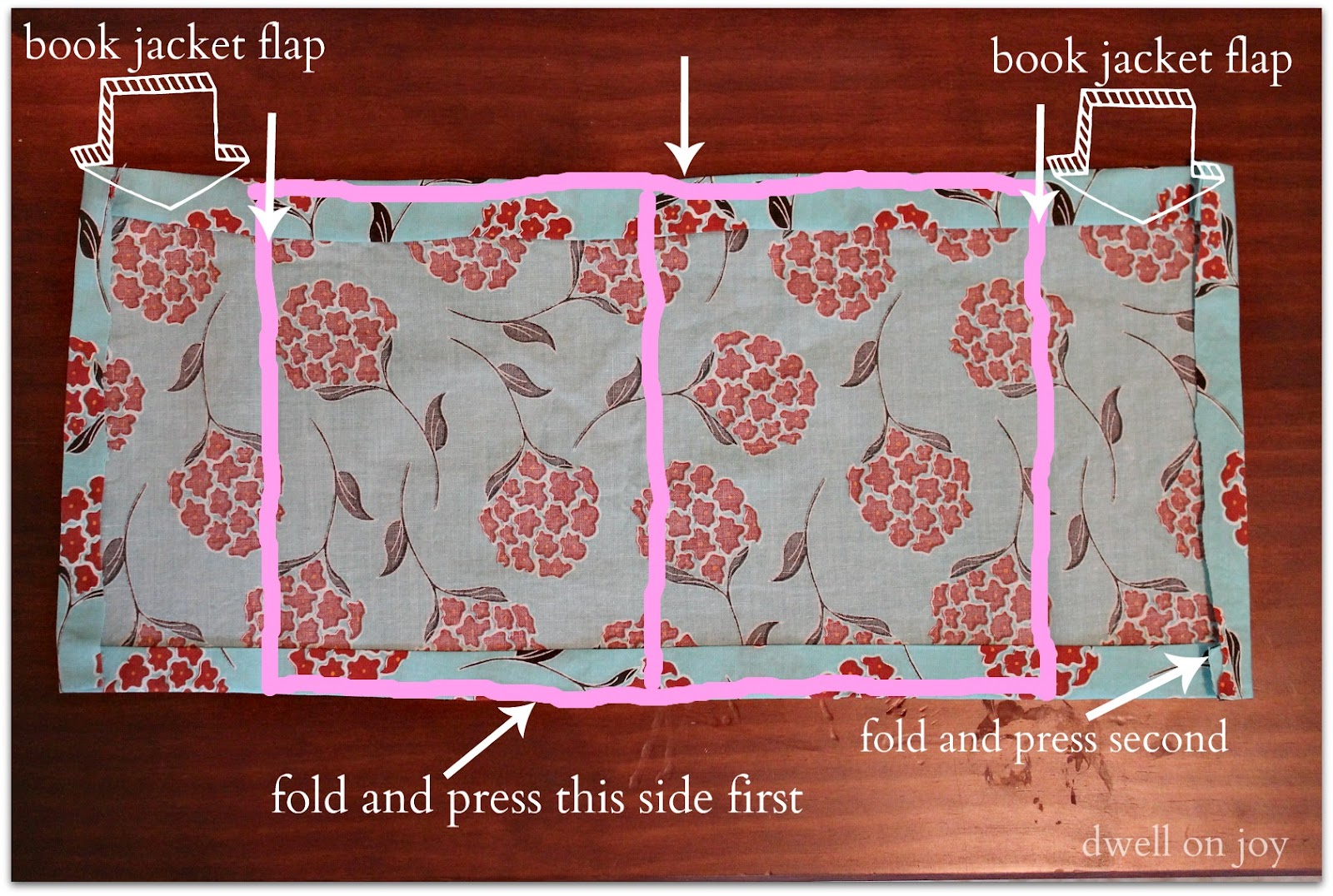 How To Make A Book Cover With Fabric