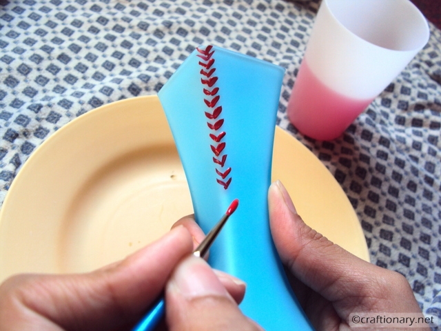painted vase craft tutorial