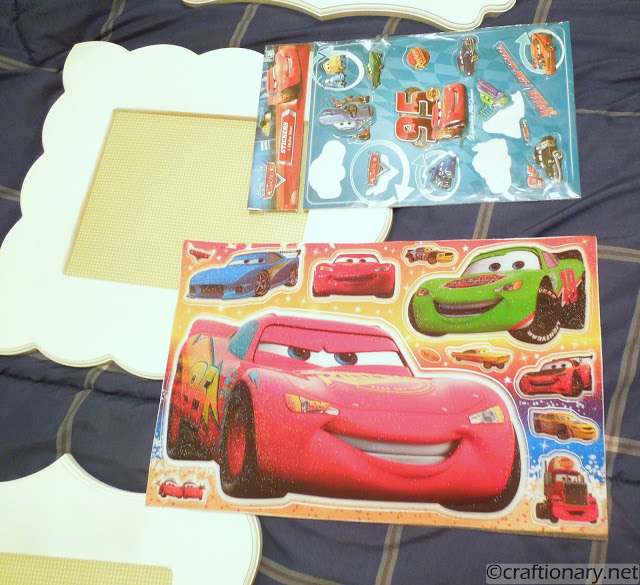 disney cars boys room frames