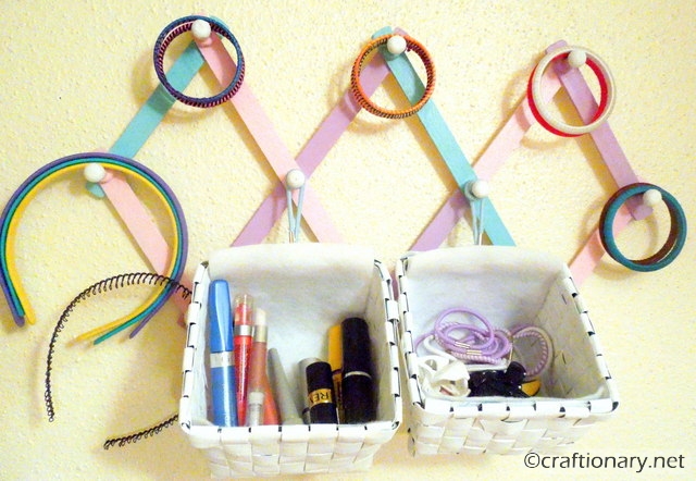 DIY organizer hanging easy