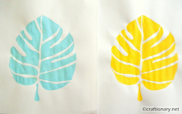 leaf stencil