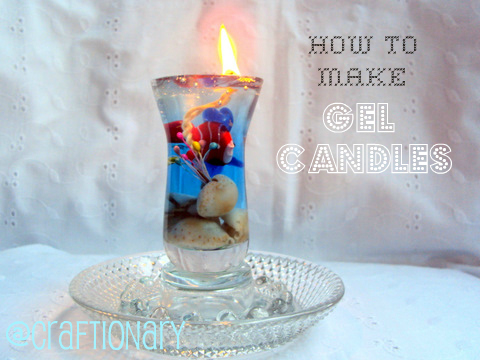 decorative gel candles home accent tutorial