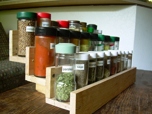 How To Organize Spice Jars (+Free Printable!) • One Lovely Life