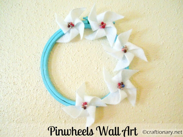 make felt pinwheels 2