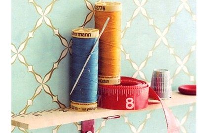 mini yard stick shelf organizer