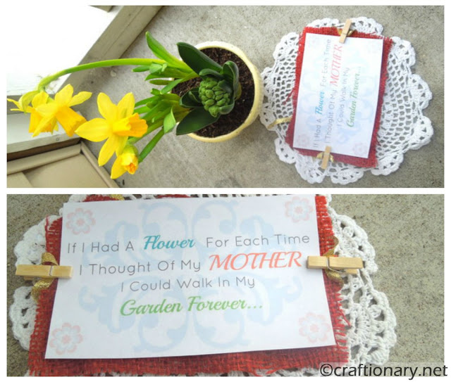 easy flower pot mothers day gift idea