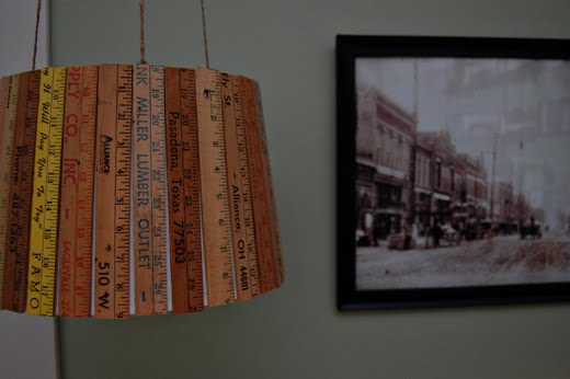 diy ruler scale lamp blog project