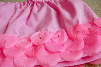 DIY petals skirt