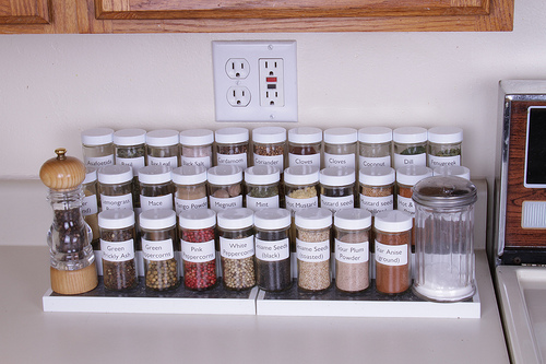 How To Organize Spice Jars (+Free Printable!) • One Lovely Life