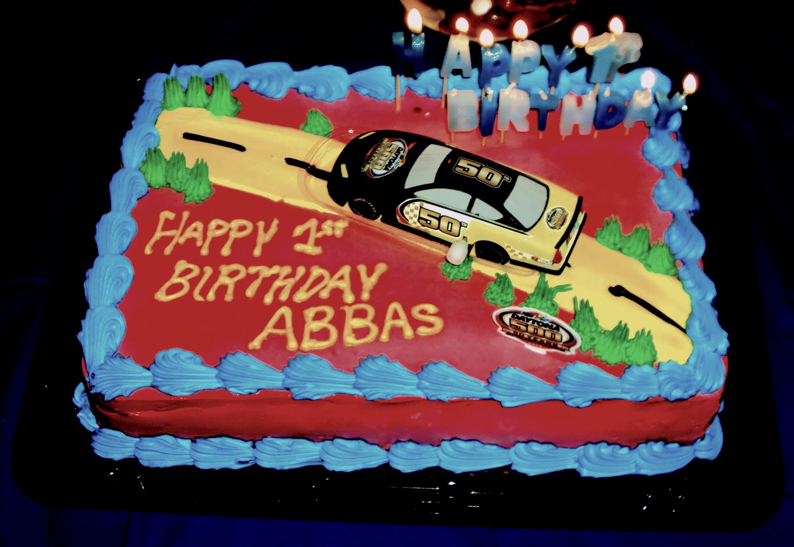 Race Car Cake 1st Birthday Images.